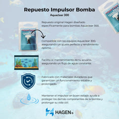AquaClear 70: acople de impulsor para instalación rápida y sencilla