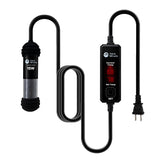 AquaMiracle calentador mini 15W con diseño compacto para ocultarlo en acuarios pequeños.