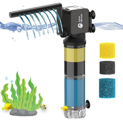AquaMiracle filtro interno AquaMiracle para acuario 40-150 galones con filtración integrada