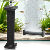 AquaMiracle piedra de aire de goma 8 pulgadas difunde oxígeno de forma eficiente.