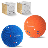Pelota Aquamorph interactiva azul para perros, ideal para juego activo en casa