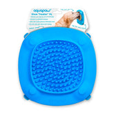 Aquapaw tapete para lamer con ventosas XL azul, mantiene al perro entretenido durante el baño.