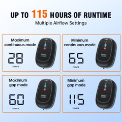 AQUASMITH Tubo de aire de 5 pies para distribución eficiente del aire.