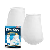Calcetín filtrante de anillo Aquatic Experts de 7 pulgadas captura partículas para agua clara