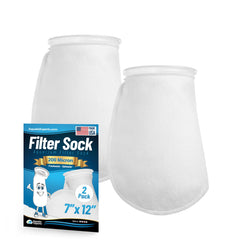 Calcetín filtrante de anillo Aquatic Experts de 7 pulgadas captura partículas para agua clara