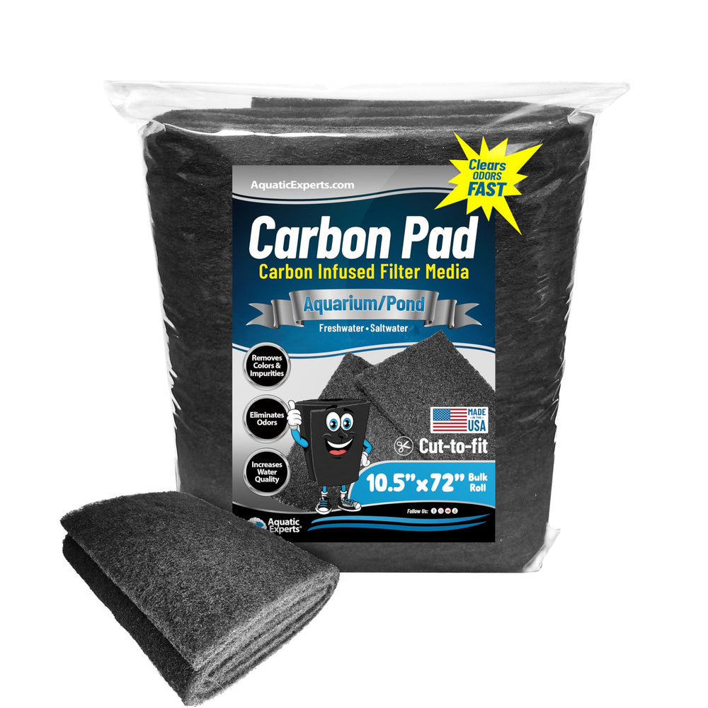 Aquatic Experts carbon pad corte-para-filtro mejora el ajuste y filtración.