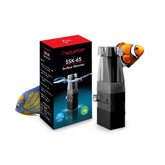Aquatop skimmer de superficie para acuario mantiene la superficie limpia.