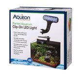 Aqueon Clip-On LED para acuario plantado de hasta 20 galones, iluminación eficiente.