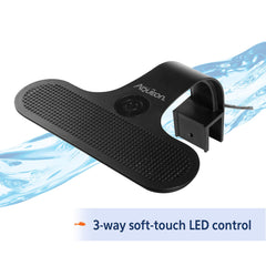Aqueon Control suave con tres modos para ajustar la iluminación.