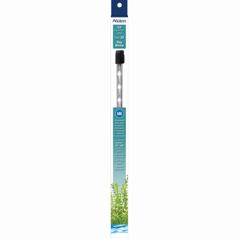 Aqueon Day LED lámpara 20 blanco: instalación fácil y segura para iluminar el acuario