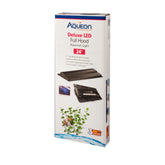 Aqueon Deluxe, tapa frontal, reduce evaporación y mejora la estética del acuario.