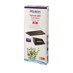 Aqueon Deluxe, tapa frontal, reduce evaporación y mejora la estética del acuario.
