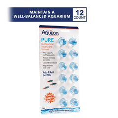 Aqueon Pure: enzimas que descomponen residuos para acuario más limpio.
