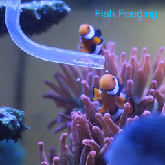 AREPK alimentador de acuario con diseño de dos etapas para control preciso
