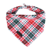 Aring Pet bandana navideña para perros en rojo, verde y rosa, ideal para fiestas.