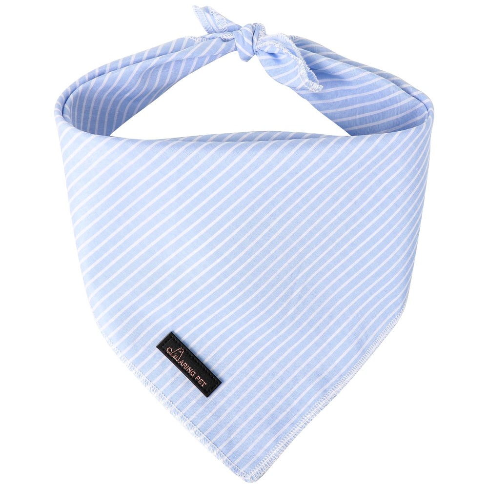 Aring pet bandana verano azul para perro o gato, tela de algodón suave para uso diario