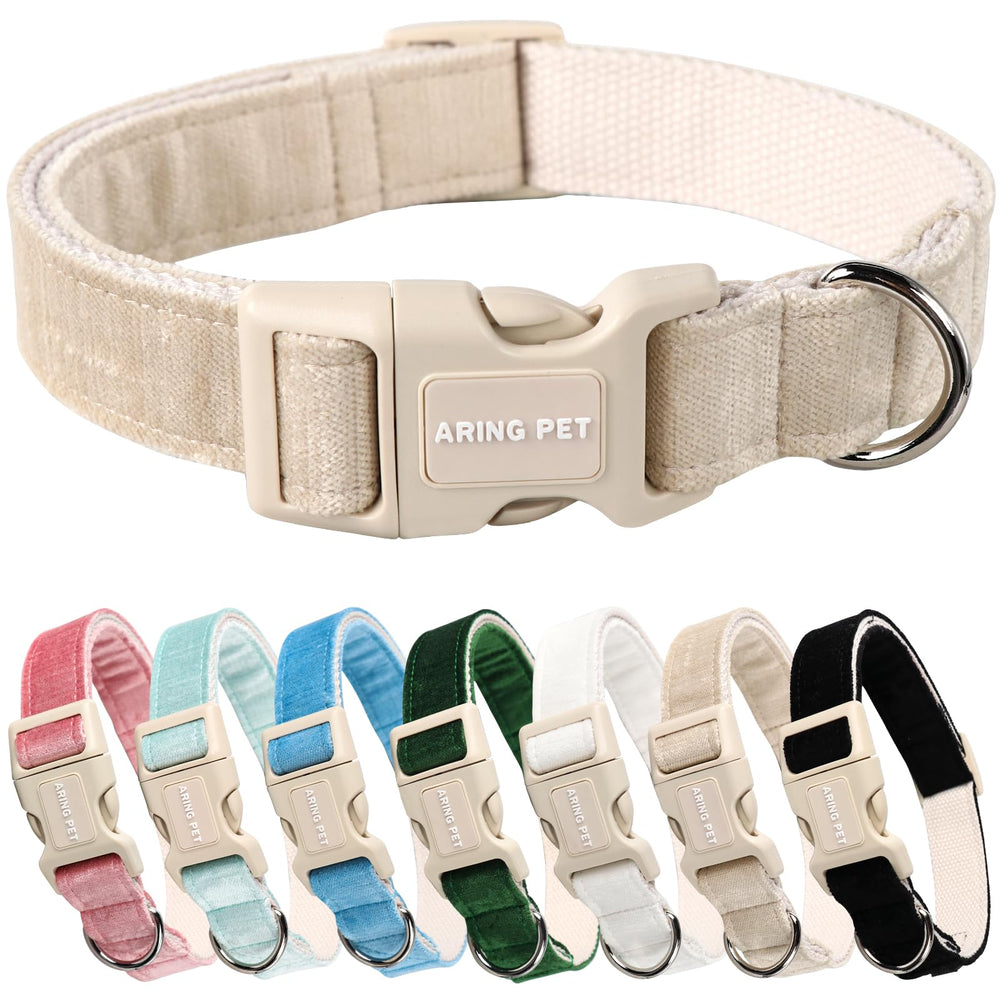 Collar ARING PET de algodón suave para comodidad diaria del perro.