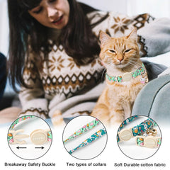Cierre de seguridad ajustable en collar Aring Pet para gatos.