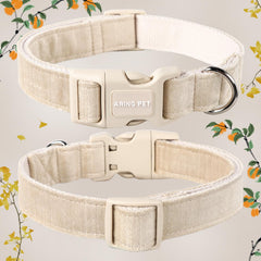Collar ARING PET con hebilla de rodillo para ajuste fácil.