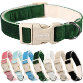 Collar Aring para perros ajustable de algodón ligero.