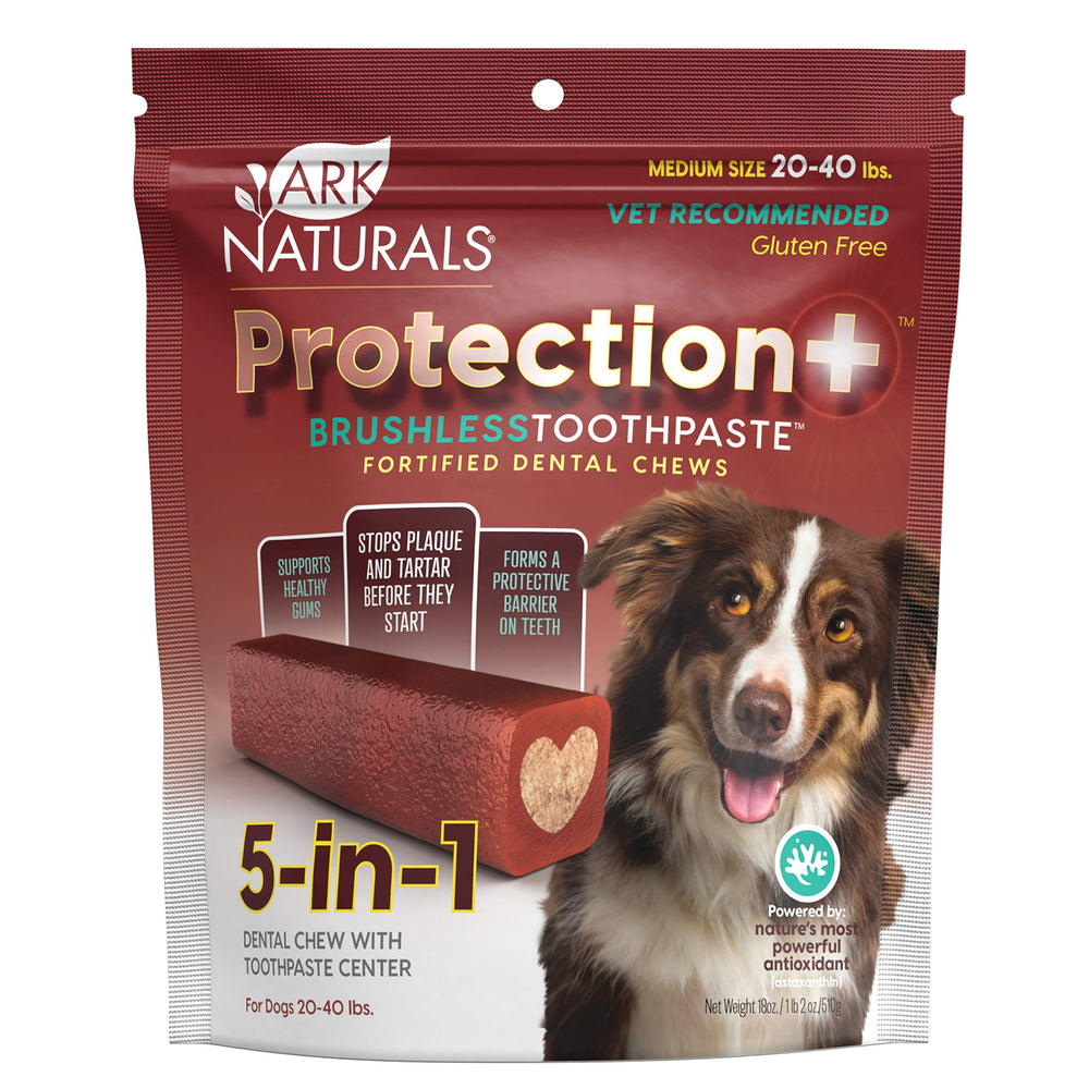 ARK Naturals Protection Plus, centro de pasta dental para perros, limpieza integrada