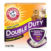 Arm & Hammer arena para gatos en envase de 14 libras, facilita limpieza con grumos consistentes.