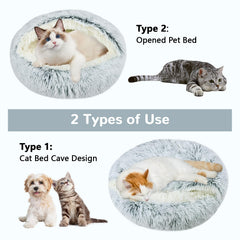 Arquiel cama para gatos: textura plush suave para mayor comodidad.