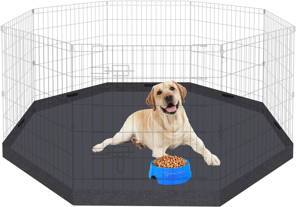 Artmalle jaula-perro-8-paneles de 24 pulgadas, ideal para uso interior y exterior.