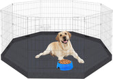 Artmalle jaula-perro-8-paneles de 24 pulgadas, ideal para uso interior y exterior.
