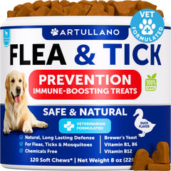 Artullano empaque natural para perros, opción sin químicos para el cuidado antipulgas.
