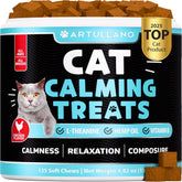 Golosinas de cáñamo Artullano para gatos, masticables que favorecen la relajación.