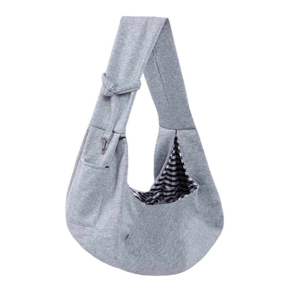 ARZQUT bandolera para perros reversible, vista frontal, cómoda para paseos cortos.