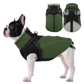 ASENKU chaqueta para perro reflectante con cierre trasero, facilidad de uso