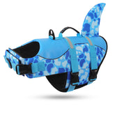 ASENKU chaleco para perros, vista frontal, ayuda a flotar durante el baño.