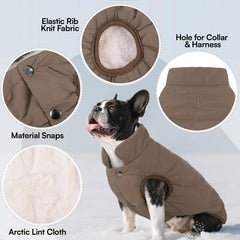 ASENKU abrigo para perro, resistente al viento para salidas al aire libre.