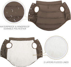 ASENKU abrigo con cuello alto para protección adicional.