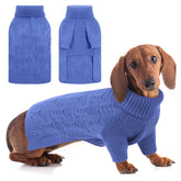 ASENKU sudadera para perros con cuello alto, ideal para paseos fríos.