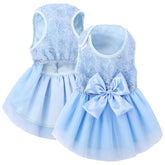 ASENKU vestido con encaje para perro, ideal para bodas elegantes