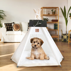 Asou Tipi para Mascotas: interior acolchado ofrece descanso suave.