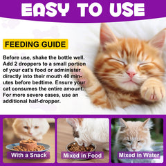 Asusxcli Melatonina para Gatos: ingredientes naturales sin aditivos.
