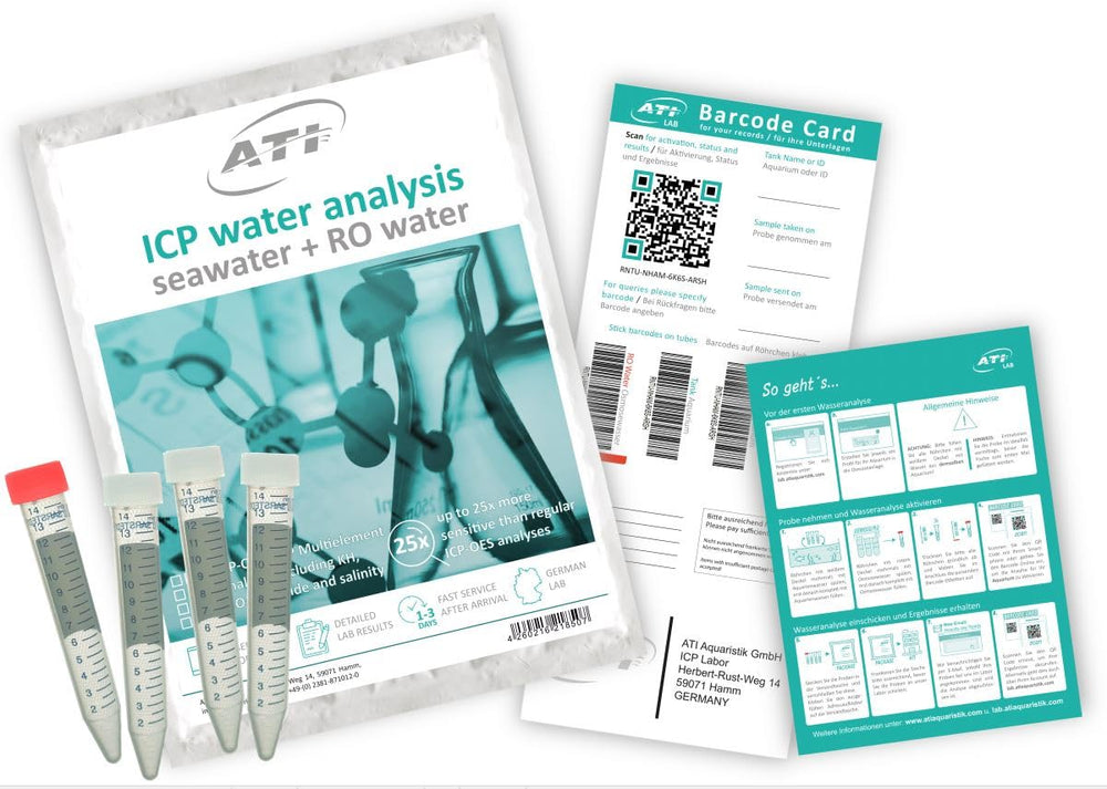 Kit ATI ICP-OES para agua salina, muestra de muestreo para ajustar dosis y monitorear química