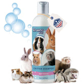 Atlantic Rush Critter Shampoo sin enjuague para mascotas pequeñas, limpieza rápida