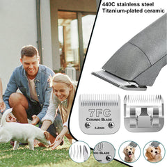 Audoc 4pack: cuchillas acero inox para perros, alta resistencia y sin óxido
