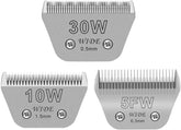 Audoc hojas ancho 10W para perros, corte suave y preciso.