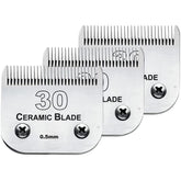 Audoc tres-pack 30 hojas: cerámica y acero inoxidable para un corte preciso.