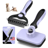 Kit Augwind de grooming 3 piezas para desenredar y cuidar el pelaje.