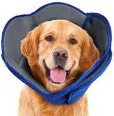 AuraPaw cono suave para perro ajustable evita lamer heridas y mantiene comodidad