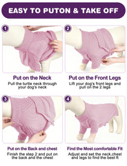 Suéter AURUZA para perro material acrílico suave, cómodo y lavable.