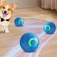AUTRETY Pelota Saltarina Inteligente (azul) para perros, juego interactivo ligero y estimulante.