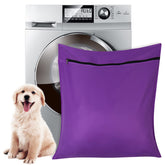 AUXSOUL bolsa de lavado para mascotas destacando pelo, evita pelos sueltos